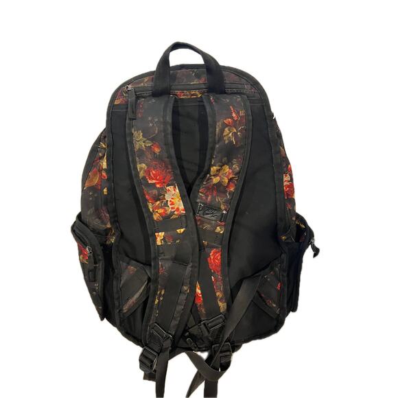 Nike SB Tropical Flowers Black and Reds Backpack - Picture 2 of 4
